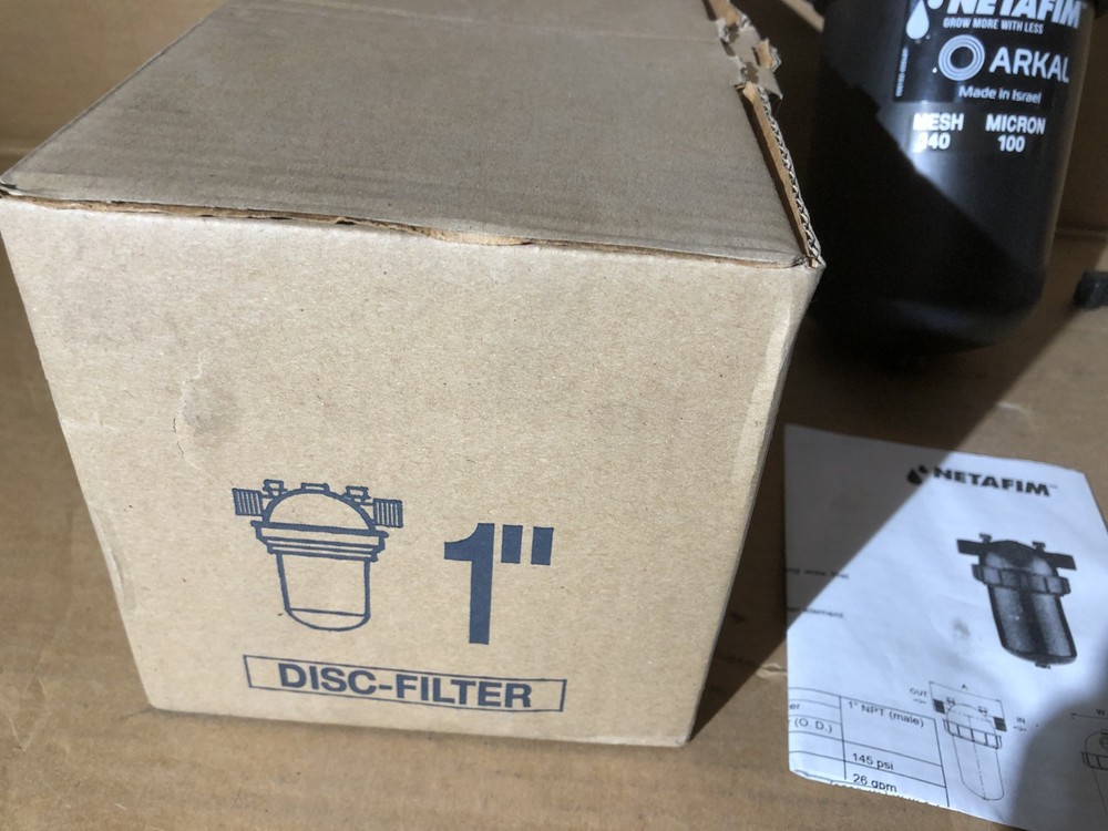 Arkal 1 " Disc Filter 140 Mesh New