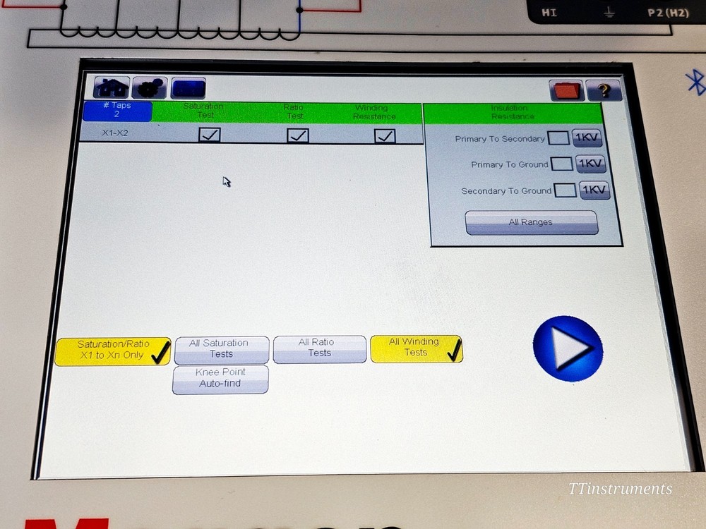 Calibrated Megger MRCT Relay & Current Transformer Test Set with Screen & Access