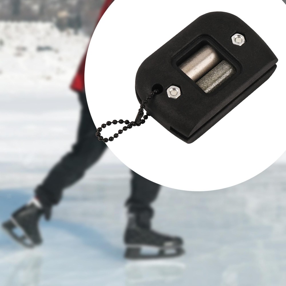 Ice Skate Sharpener Whetstone Handheld Professional Adjustable Width Portable