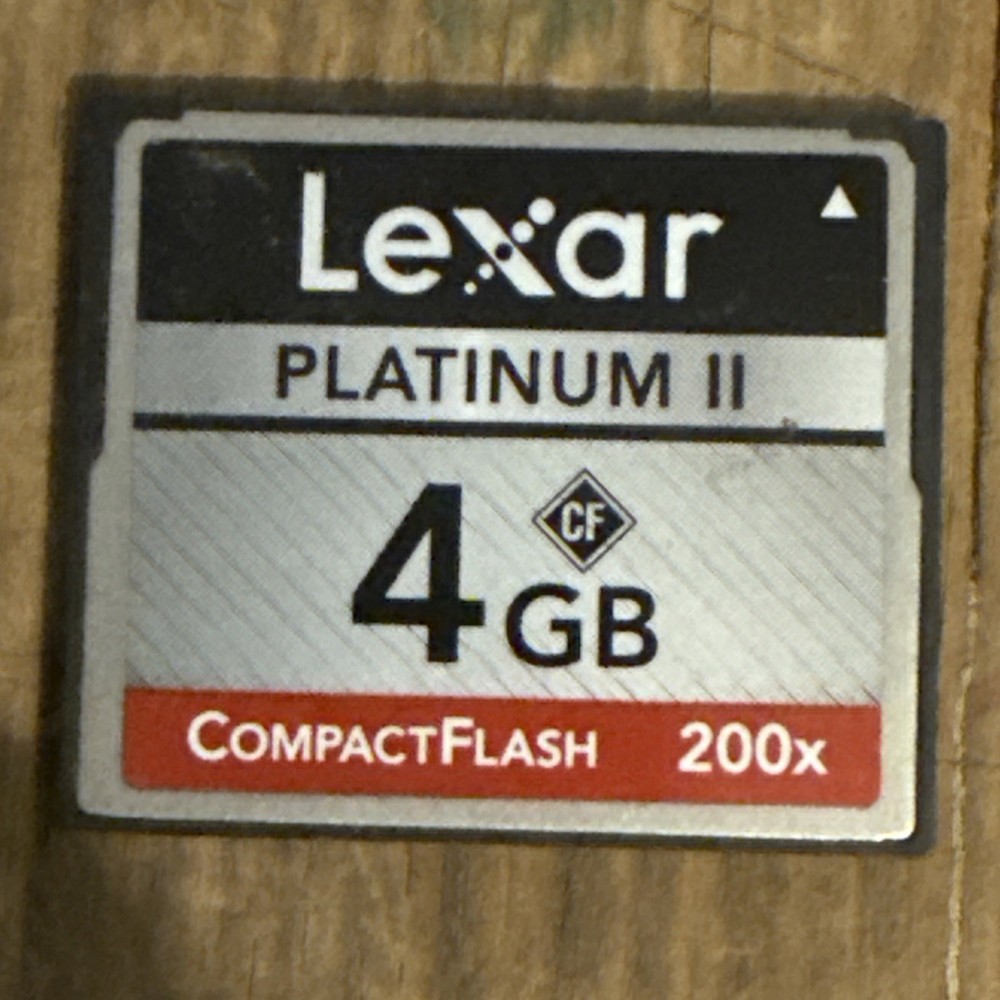 Lexar CompactFlash Platinum II / 4 GB CF Card 200X