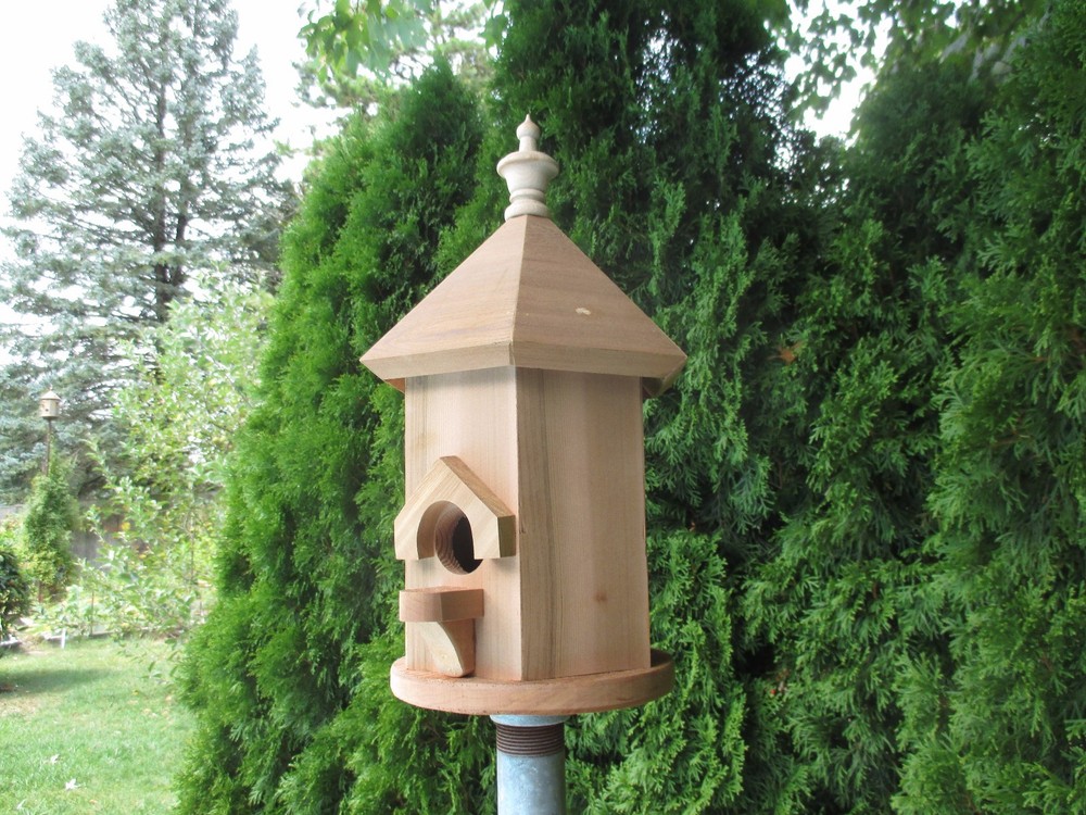 RED CEDAR BIRD HOUSE