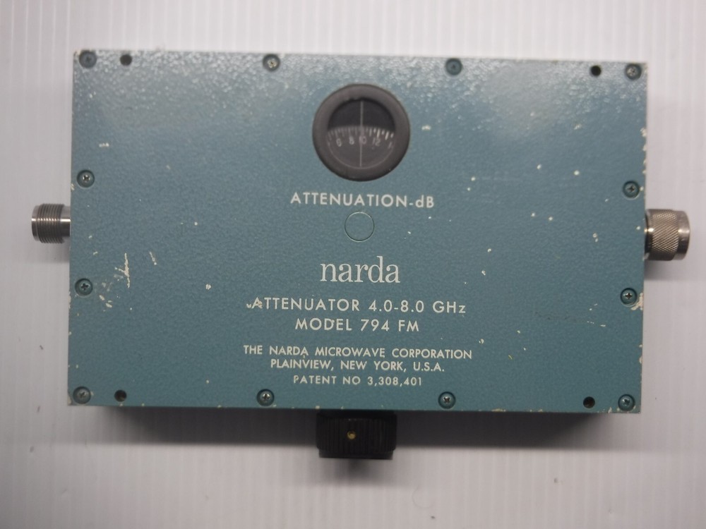 Narda Model 794 FM Attenuator 4.0-8.0 GHz