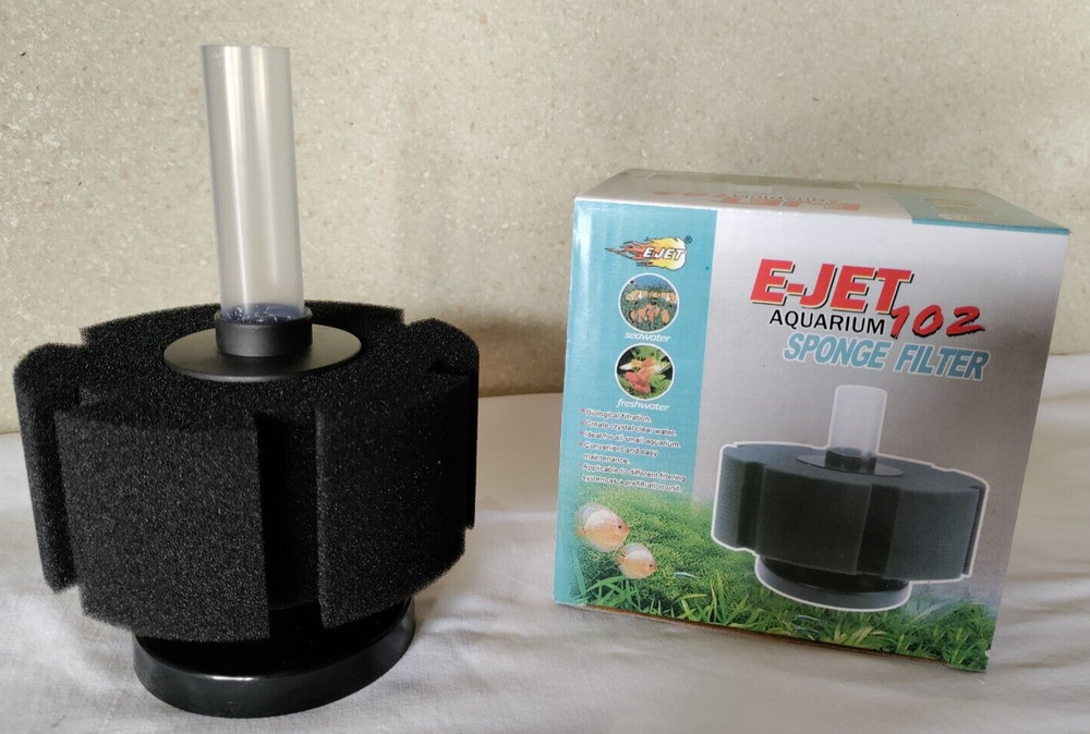 Aquarium Sponge Filter for Small Tanks E-jet 102