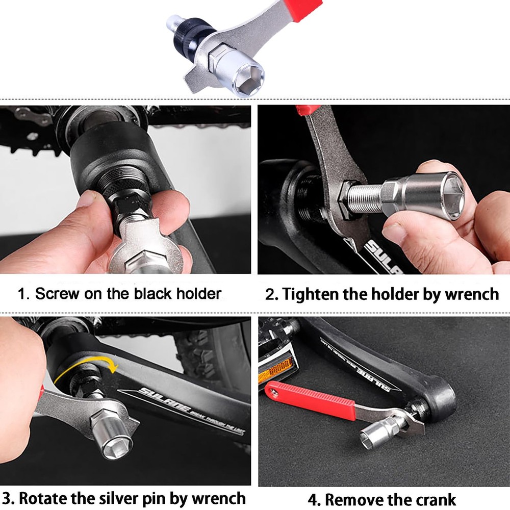 Bicycle Crank Removal Tool Puller For General Maintenance Repair Accessory