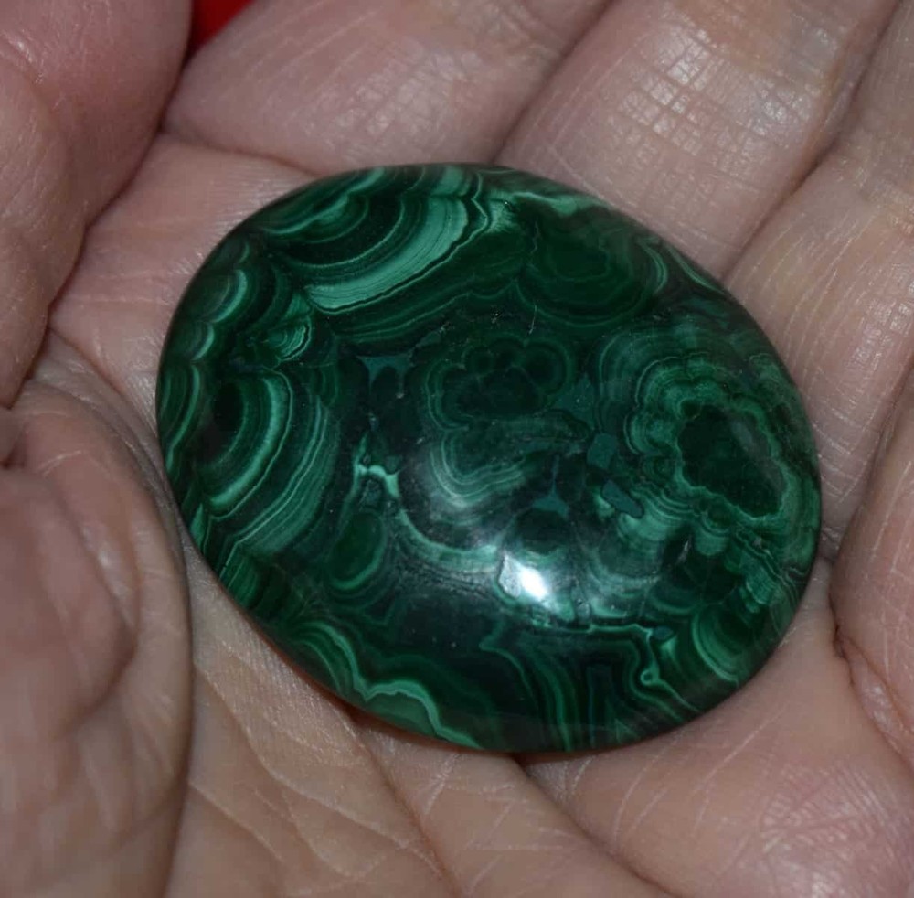 Malachite Worry Stone #5