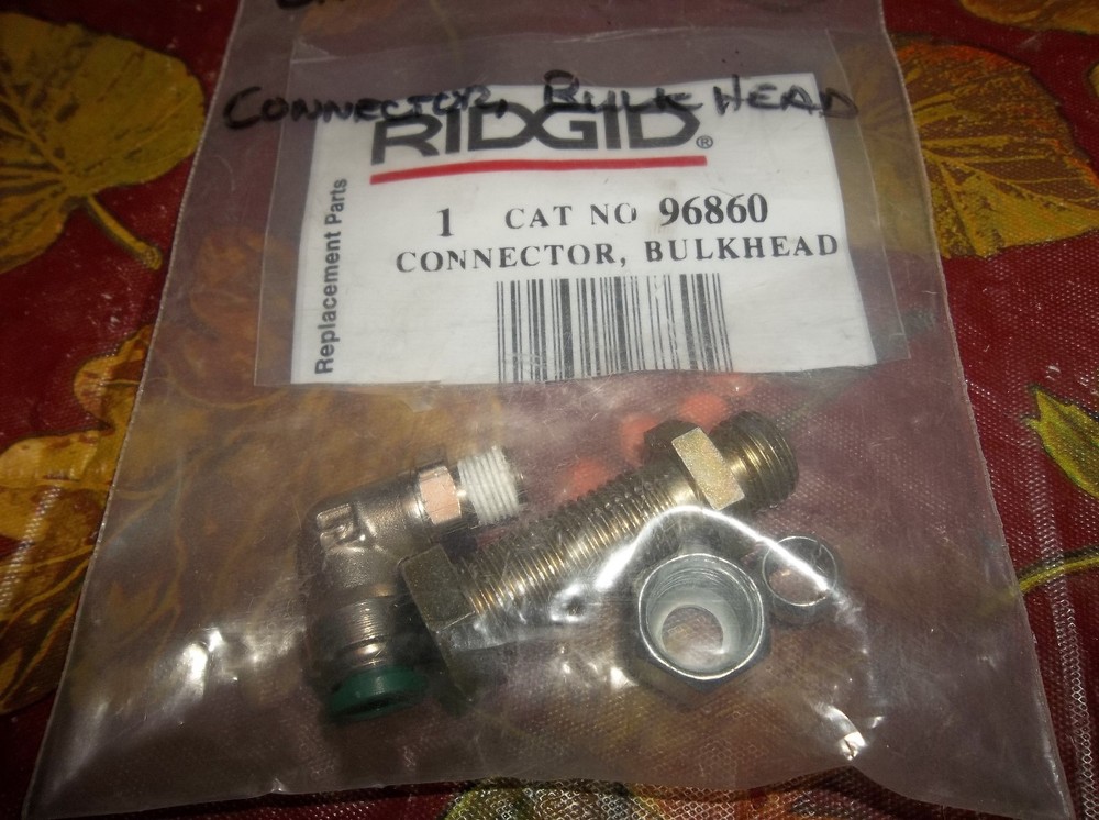 New Ridgid Bulkhead Connector Union USA # 96860