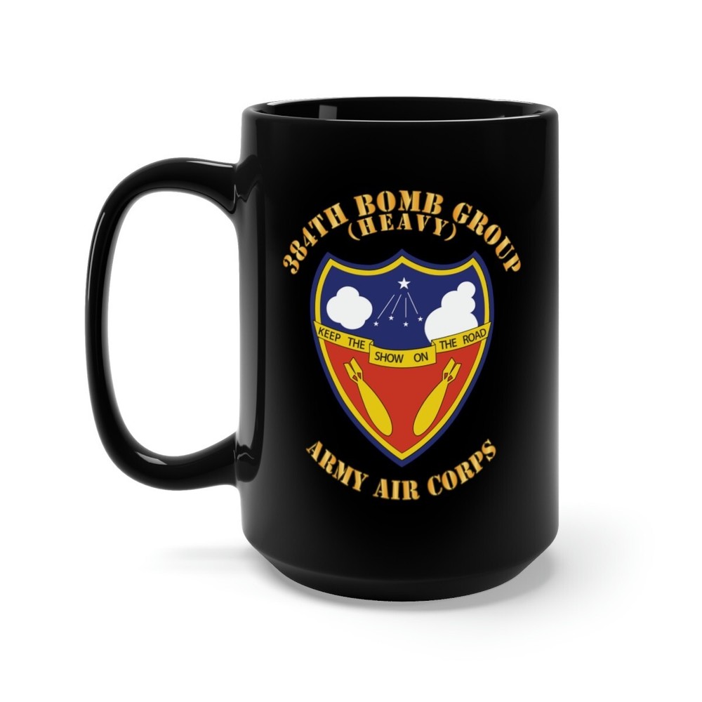 Black Mug 15oz - AAC - 384th Bomb Group X 300