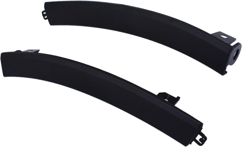 2 Pieces Left & Right Side Black Bumper Filler Front Replacement for 2007 2008 2