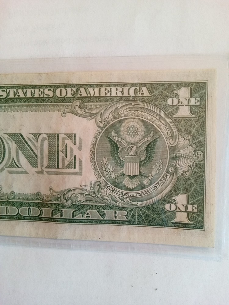 1935 Series E Silver Certificate, Print Error, Choice Uncirculated