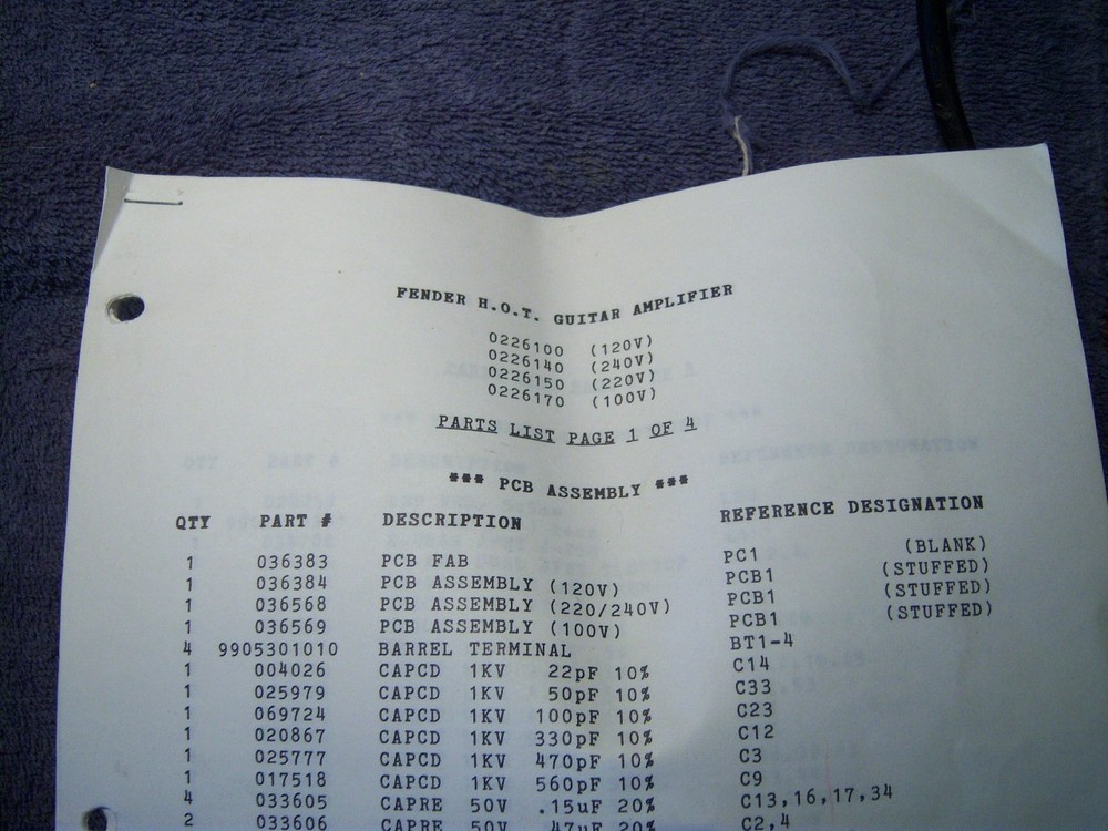 Fender HOT Amplifier - used working