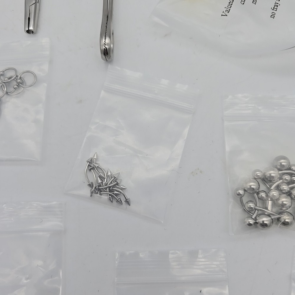 Lot for BODY PIERCING Forceps Kit Open box