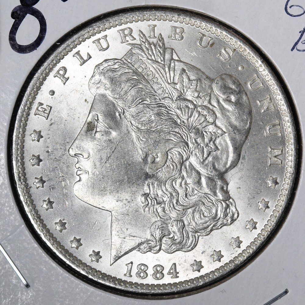 1884-O Morgan Silver Dollar GEM BU UNCIRCULATED MS E984