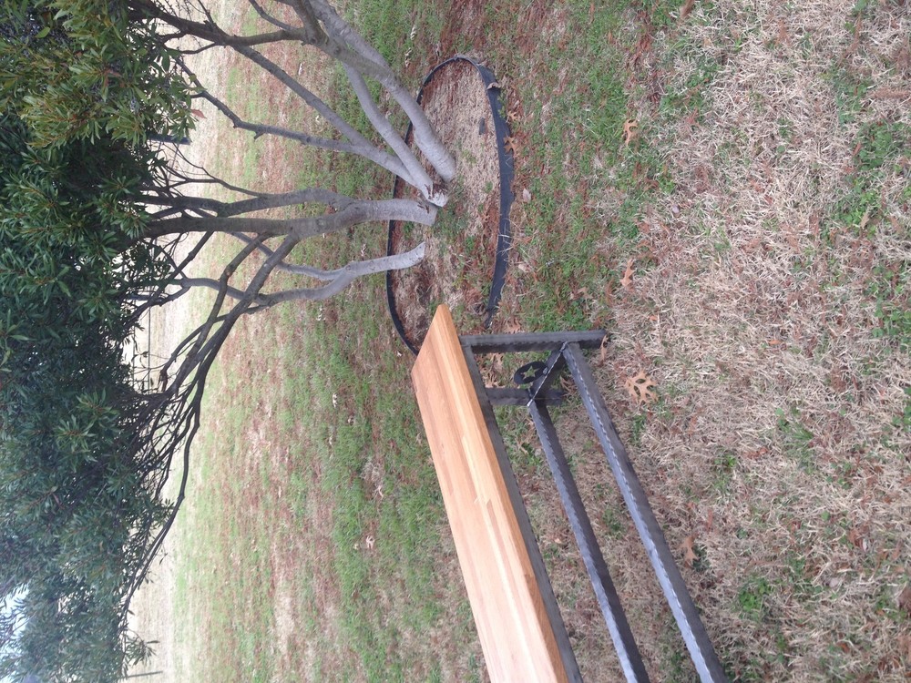 Hand Made Rustic Bench