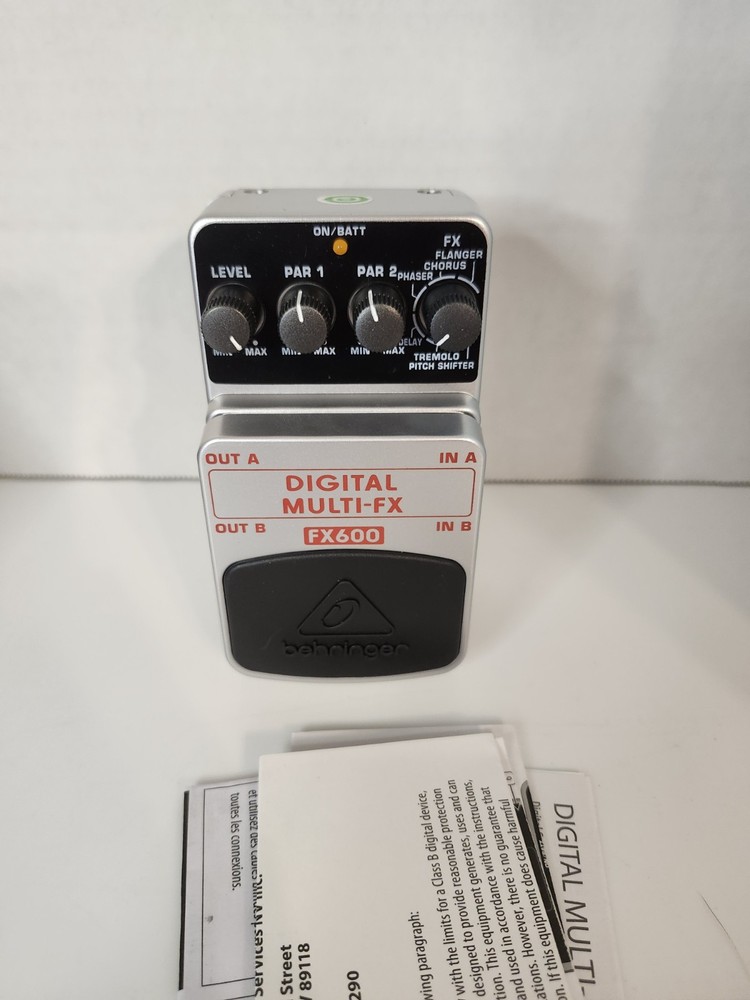 Behringer Fx600 Multi-Effector Electric Guitar Effecter