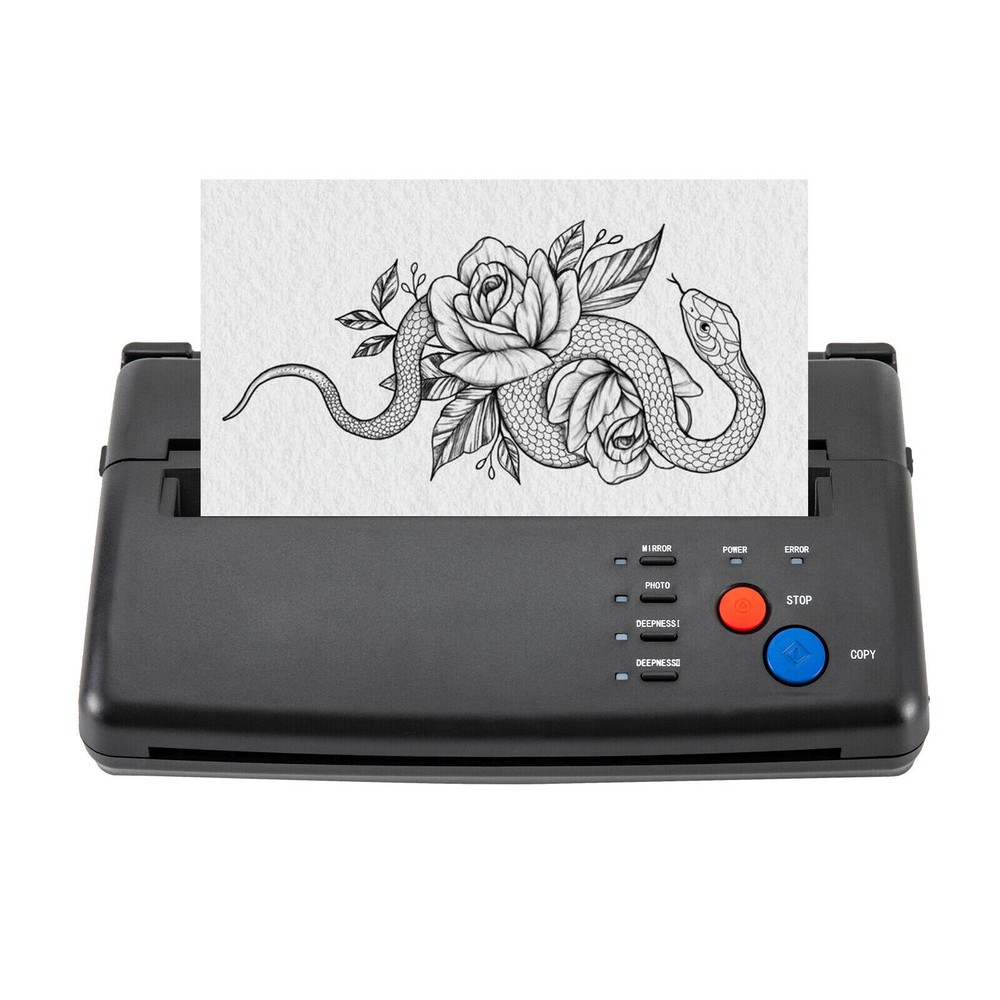 Tattoo Stencil Maker Tattoo Transfer Thermal Copier Stencil Printer Machine ABS
