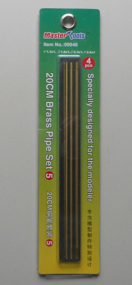 20cm Brass Pipe Set #5 Master Tools Trumpeter 9946