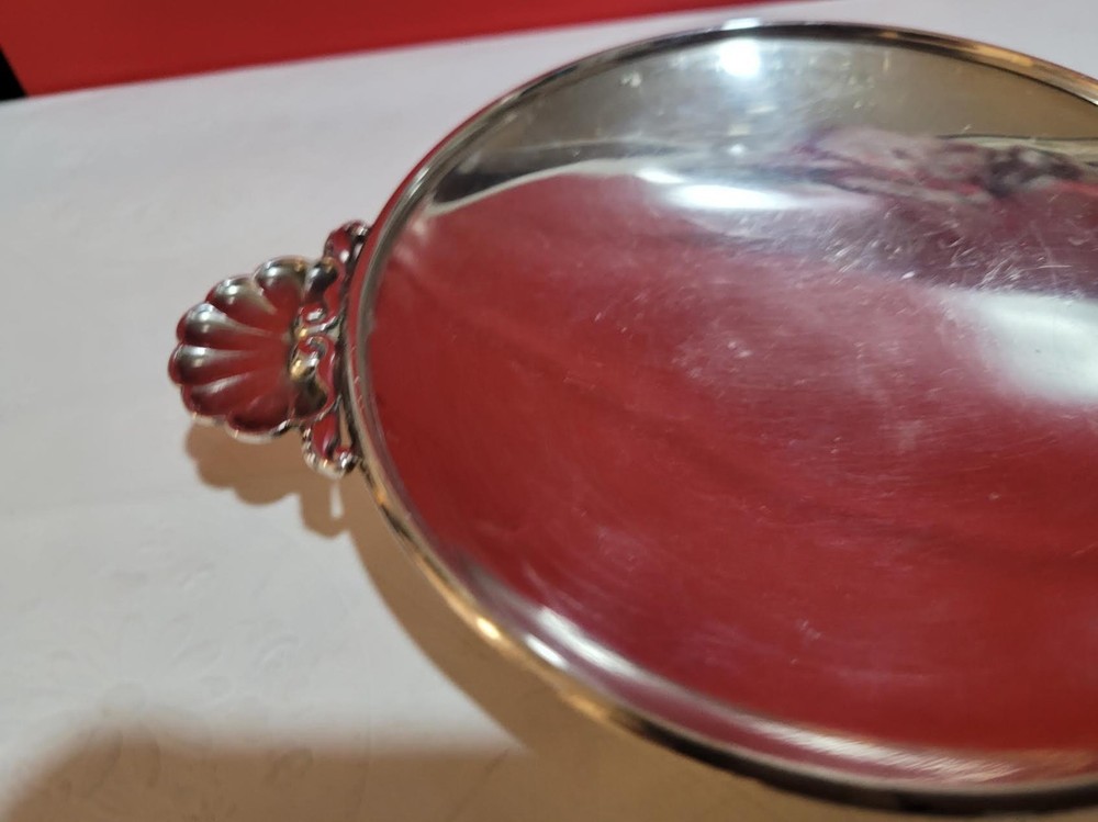 Sterling Silver George Jensen 355H Handled Dish