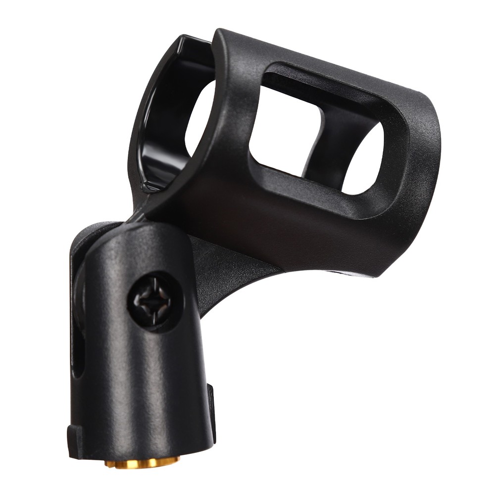 4 Pcs Adjustable Microphone Clip Holders for Wired/Wireless Mics
