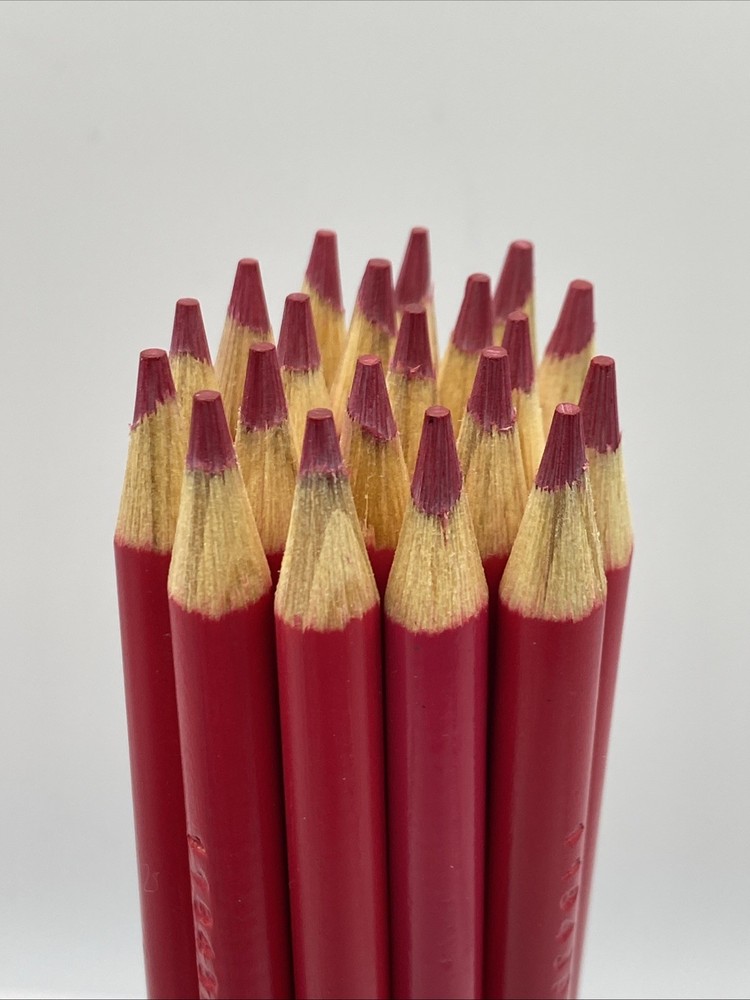(20) Crayola Colored Pencils  (ruby red) BULK