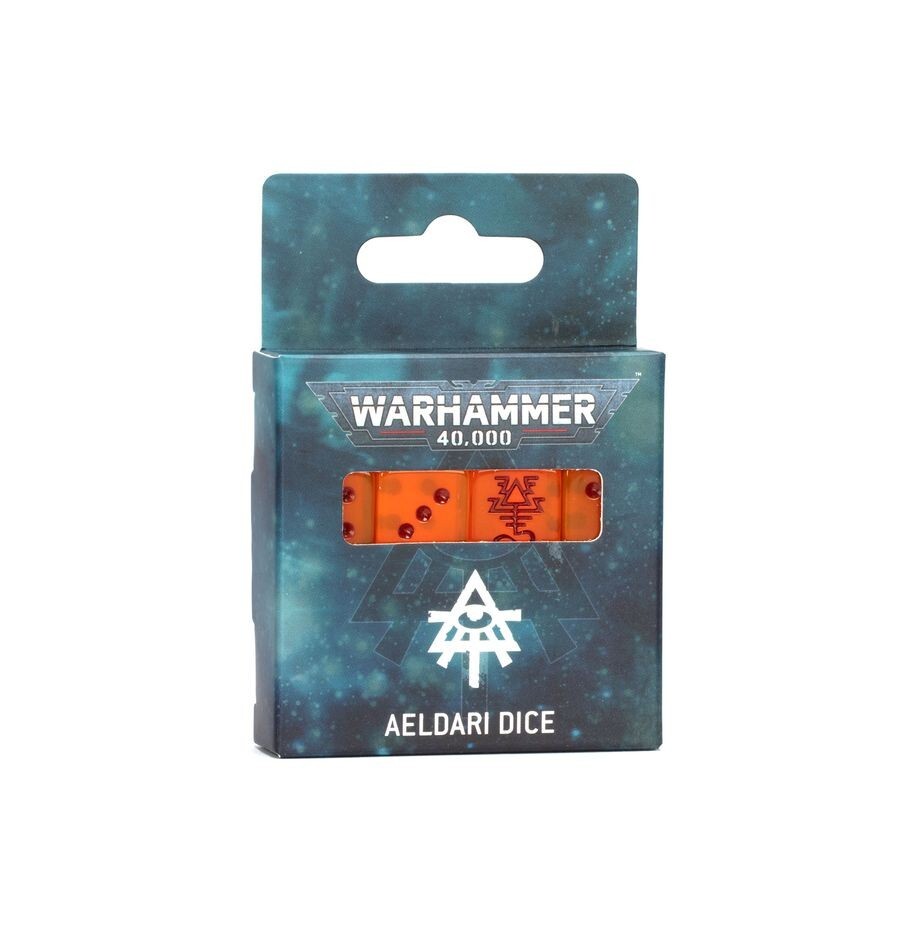 ⚔️WARHAMMER 40K - AELDARI - DICE - PREORDER 2/7 NIB ⚔️