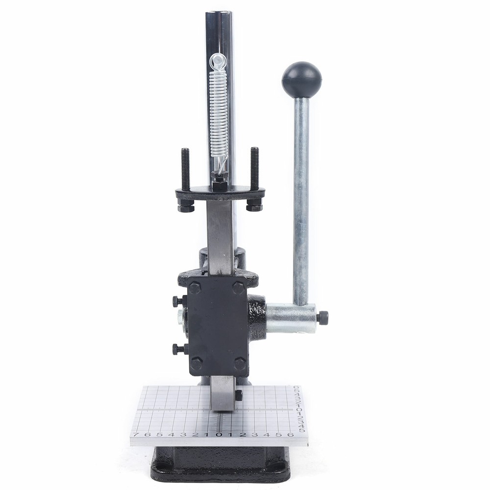 Manual Stamping Machine Puncher Tabletop Plate Punching Machine Adjustable