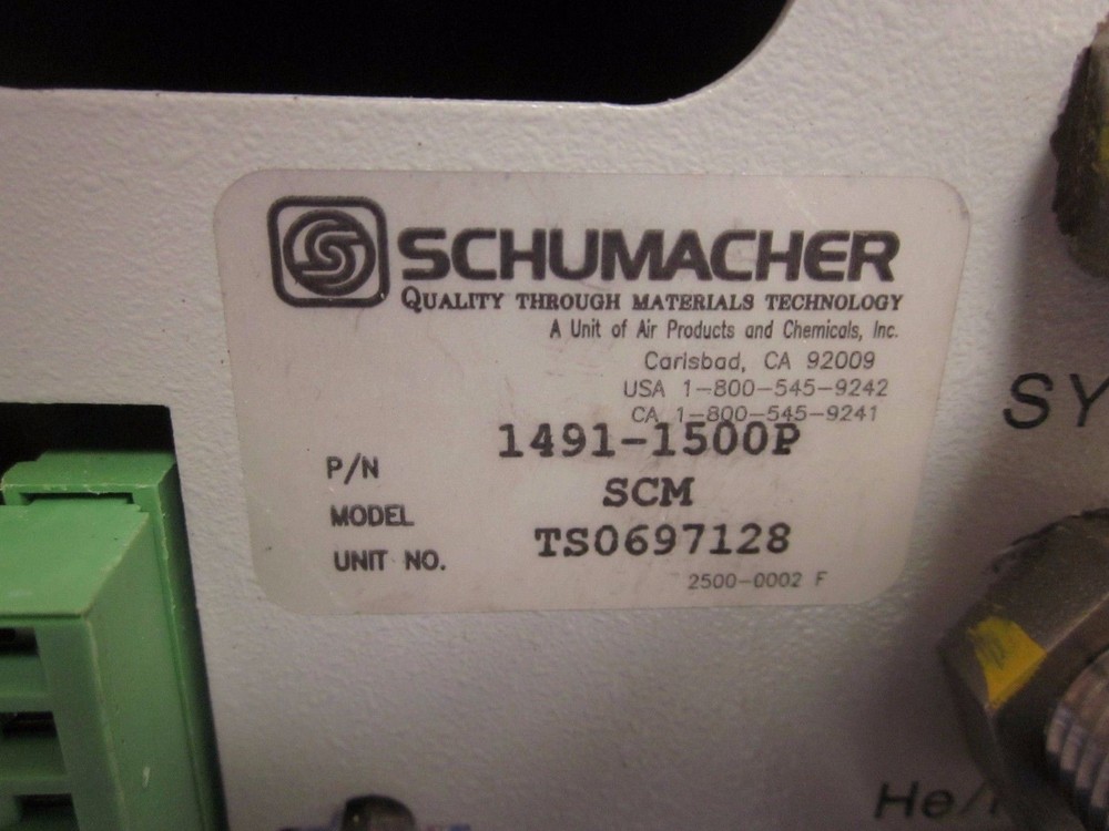 Schumacher 1491-1500P SCM Refill Controller, Used