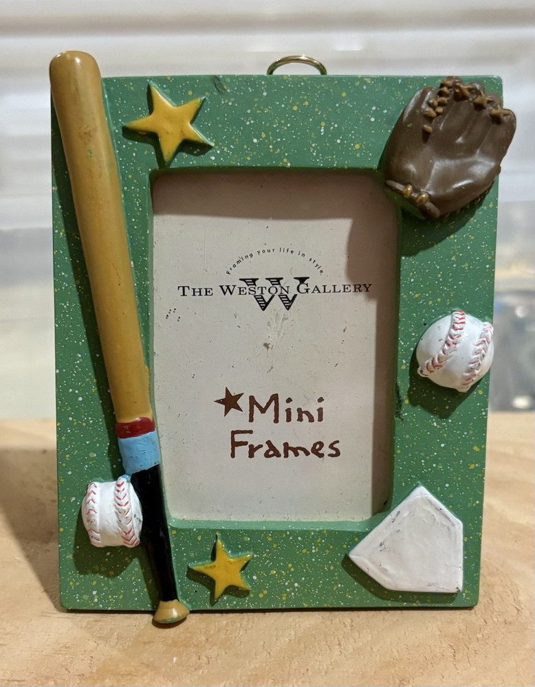 Baseball Sporty Mini Frame By Weston Gallery. New