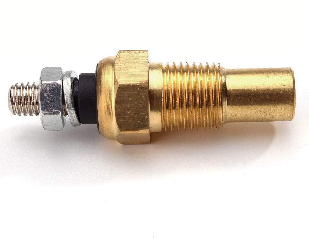 Universal Brass Electrical Sender Oil Water Temperature Temp 1/8 NPT Sensor Unit