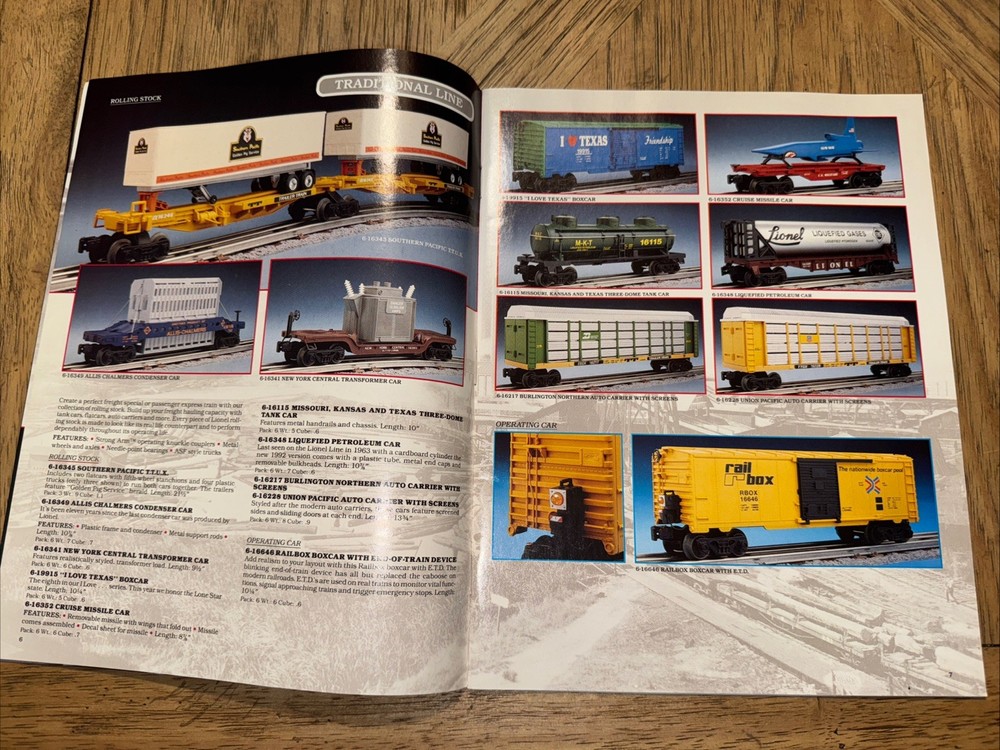 1992 Lionel Trains Catalog-Book One