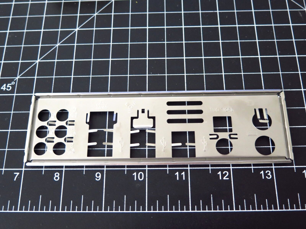 I/O Shield Back Plate Panel 47-RIOBRACKET-72A for BIOSTAR Motherboard Mainboard