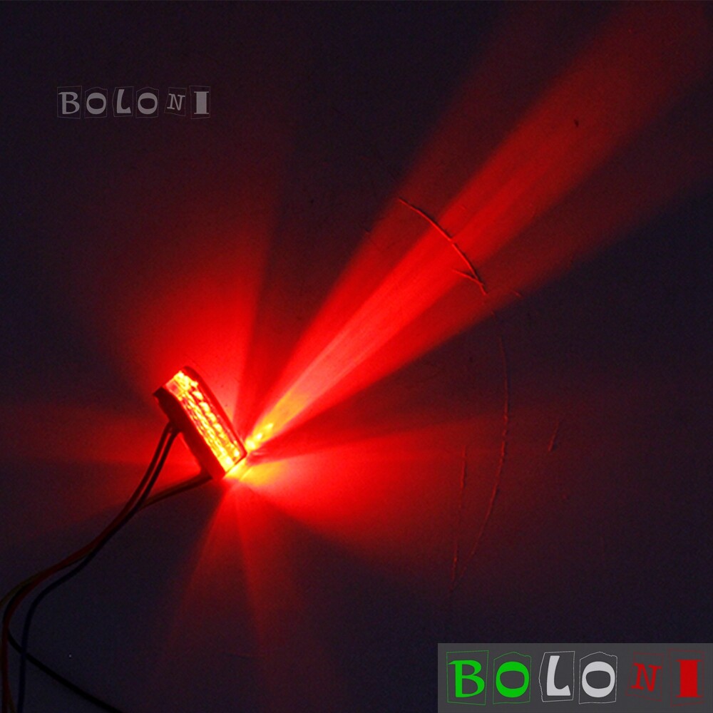 Universal Mini LED Motorcycle Turn Signal Front Rear Blinker Lights Taillight E9