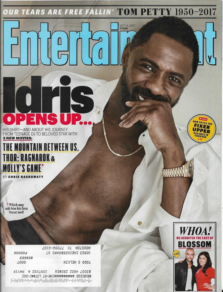 ENTERTAINMENT WEEKLY~OCT 13, 2017~IDRIS ELBA OPENS UP...~ COMPLETE MAGAZINE