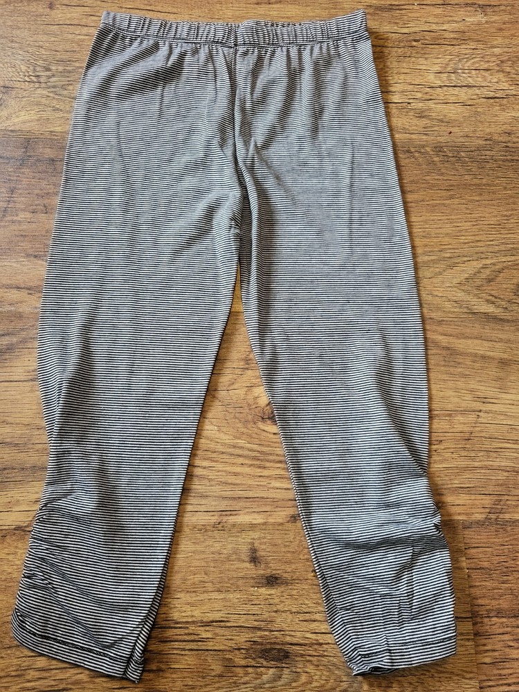 Navy/White Cropped Leggings