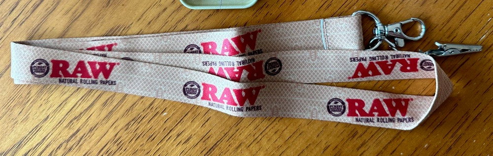 RAW Rolling Papers Lanyard~Swivel Clasp