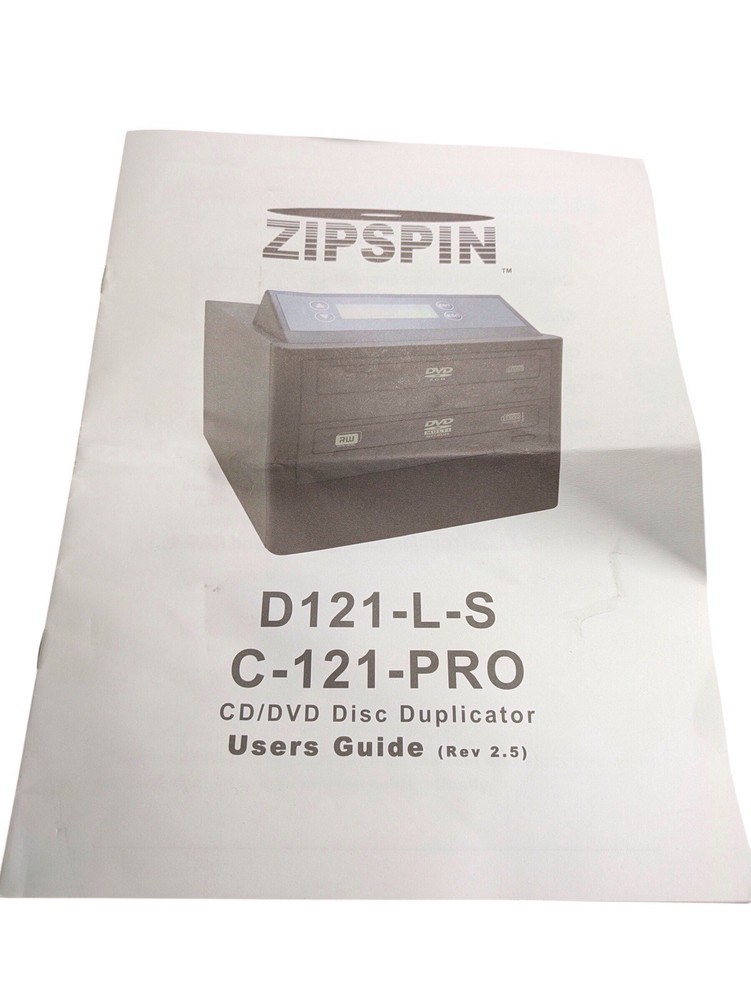 Zipspin CD/DVD Duplicator DVD Copier CD Burner DVD-121-PRO WM-DC