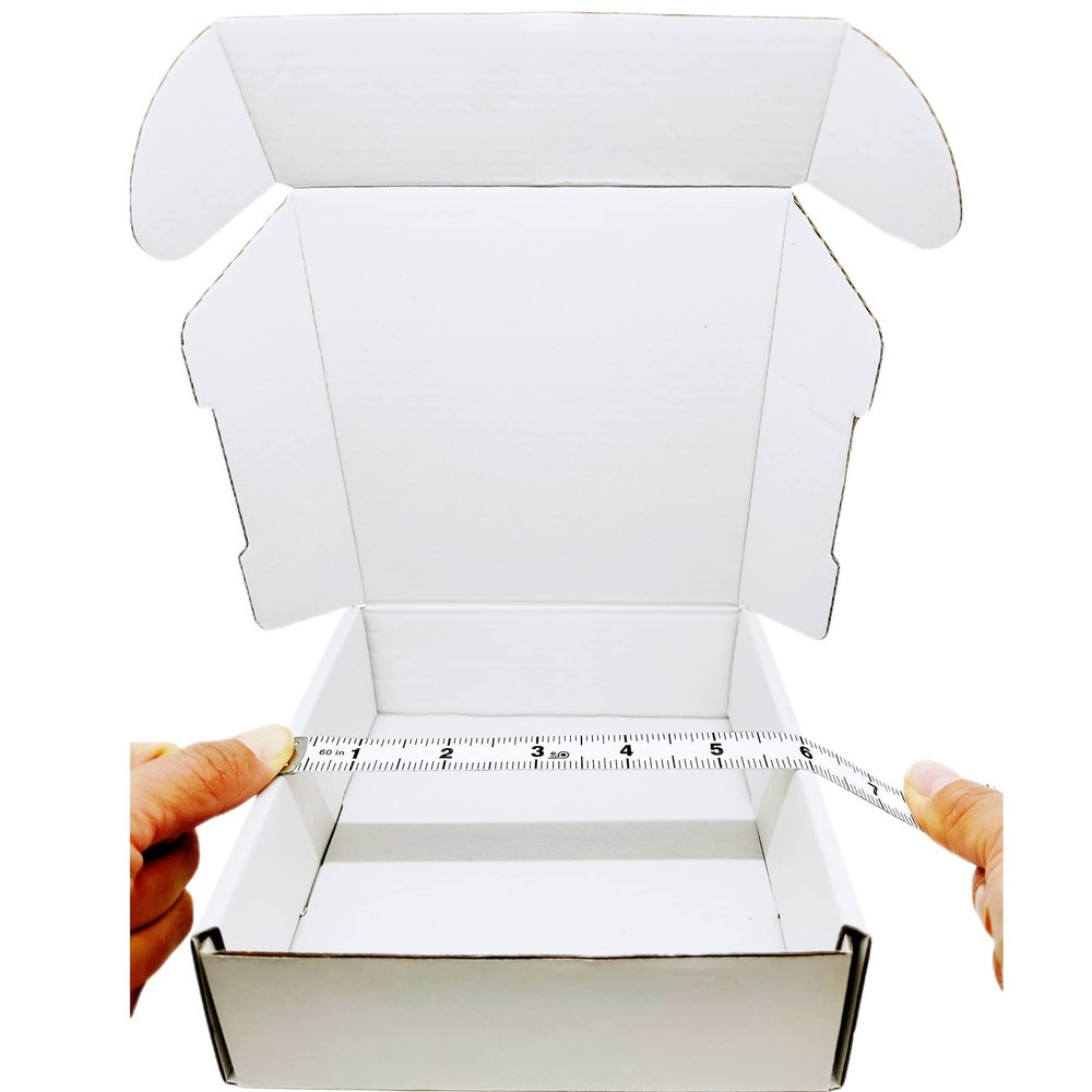 Recyclable Corrugated Small Box Mailers Storage Packaging Shipping 6x6x2" 50 Pc