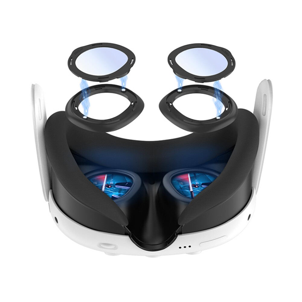 For Meta Quest 3 VR Lens Protector Frame Myopia Lens Glasses Anti-Blue Light Kit