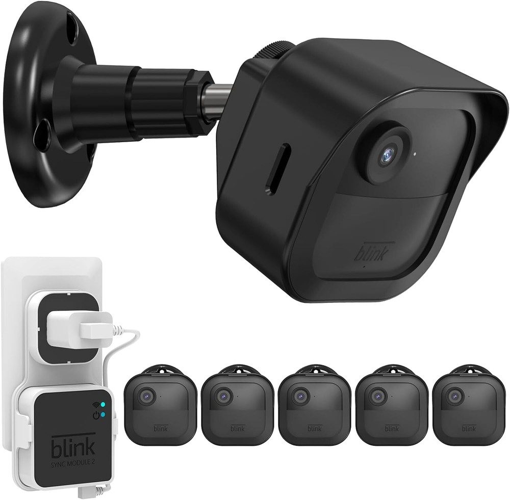 5 Weatherproof Protective 360° Adjustable Mount for Blink Outdoor 4th Gen Camera