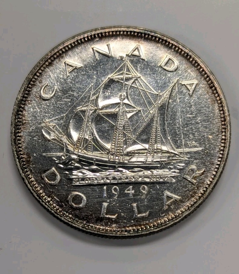 1949 CANADA SILVER DOLLAR-T365