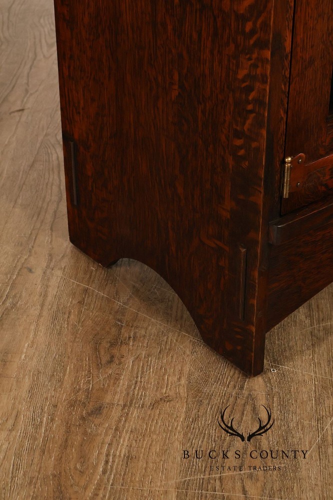 Warren Hile Studio Mission Oak Drop Front Desk