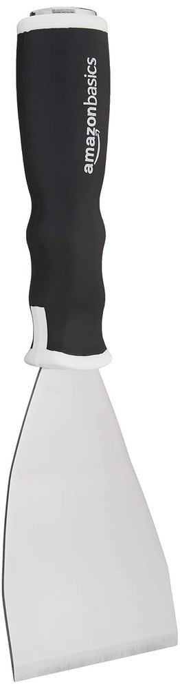 Soft Grip Bent Scraper with Pole Socket, Heavy-Duty Hammer End for High-Reach Sc