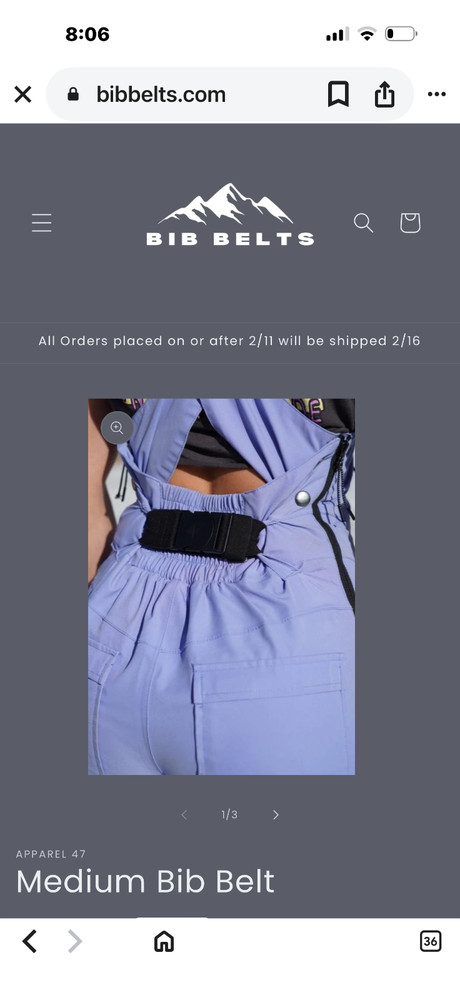 BIB BELT