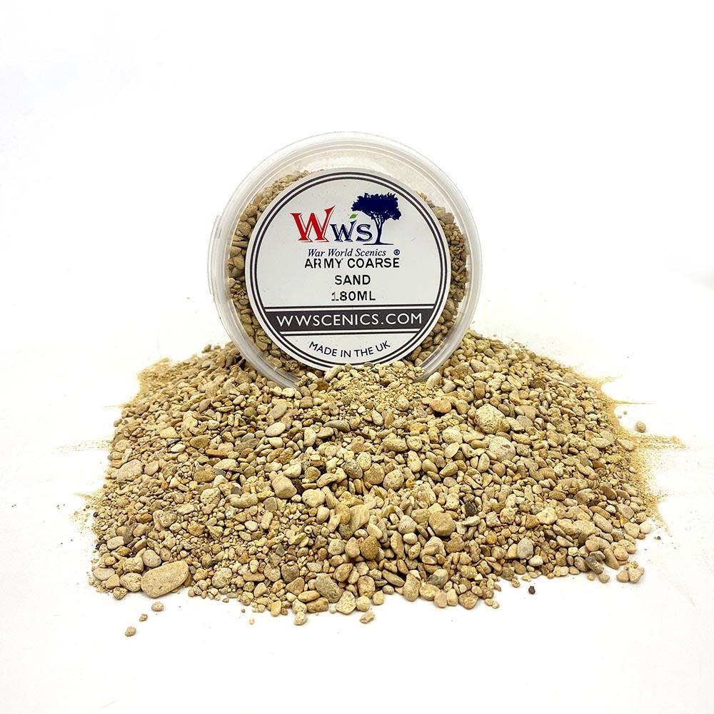 Army Coarse Sand | Wargame Scenery & Basing Material