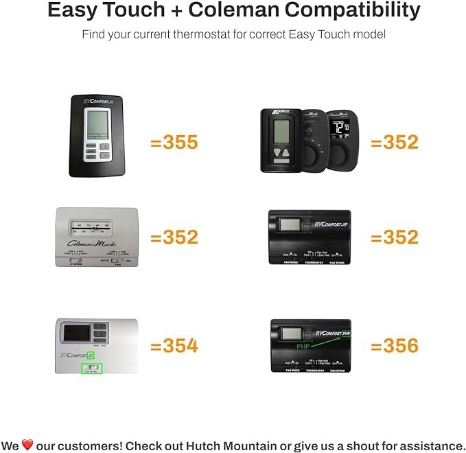Micro-Air EasyTouch Digital Wifi or Bluetooth RV Thermostat