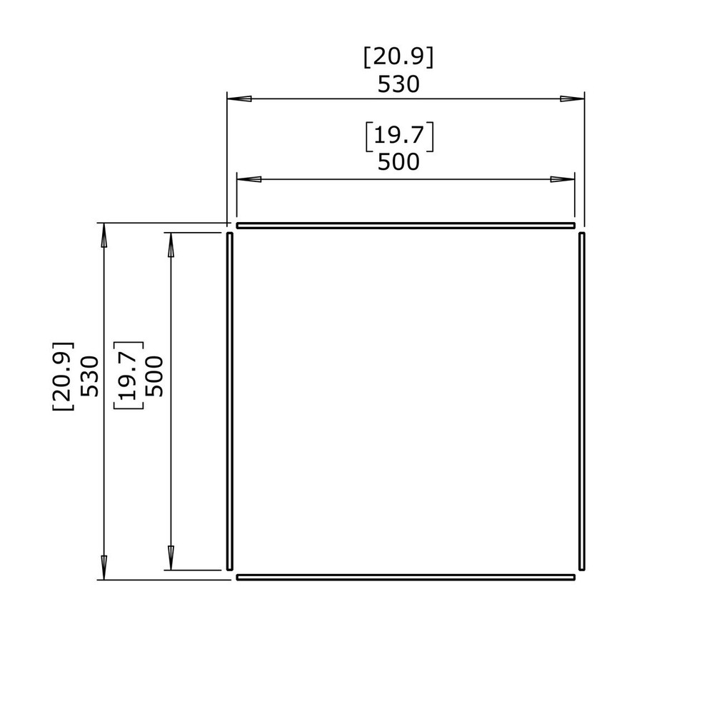 EcoSmart Fire S500 Glass Fire Screen