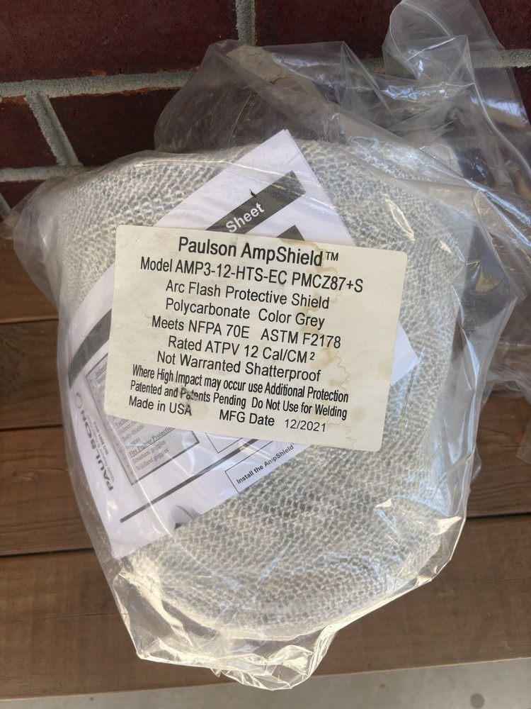Paulson AMP3-12HTS Arc Flash Protective Face Shield