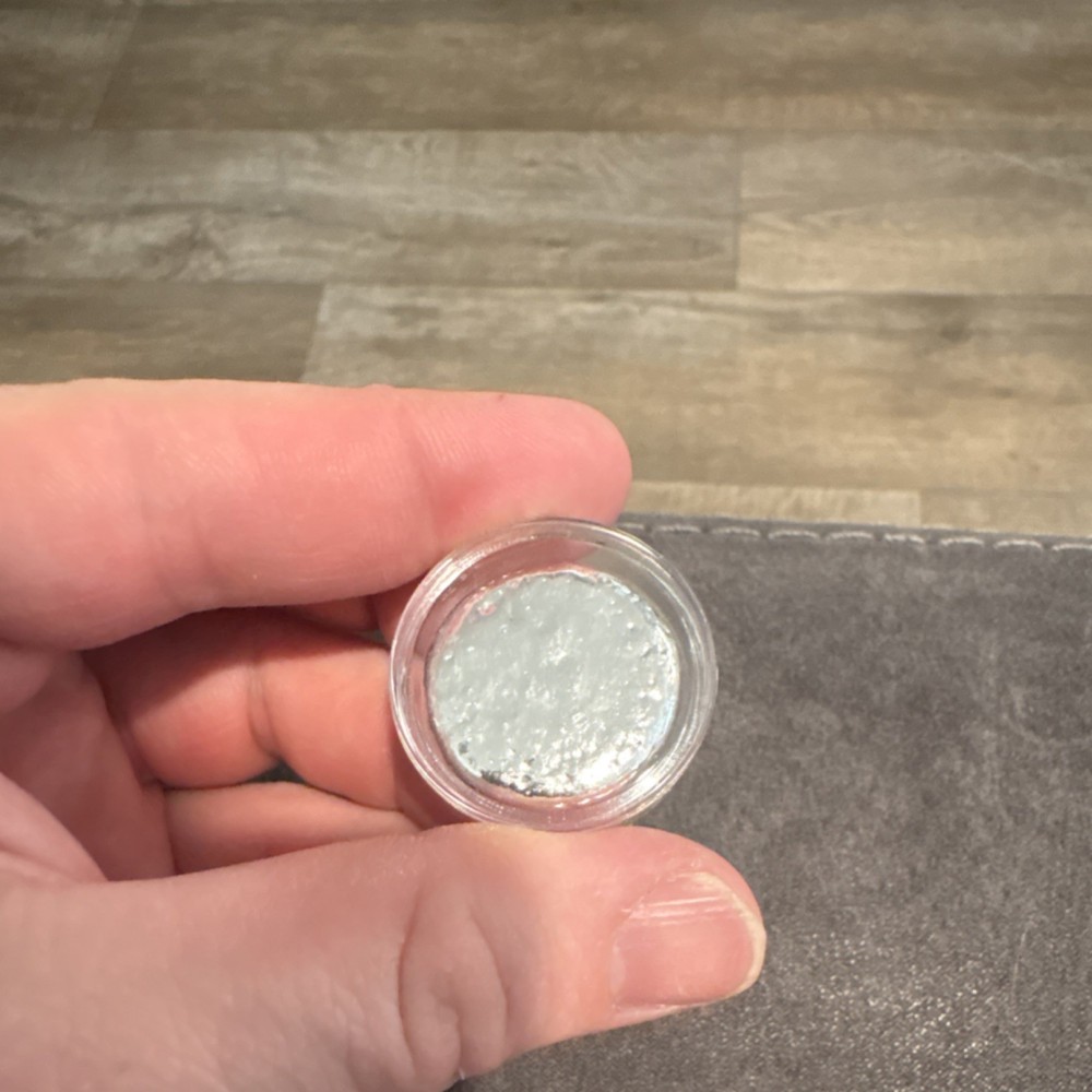Bender 1 oz .999 silver hand pour