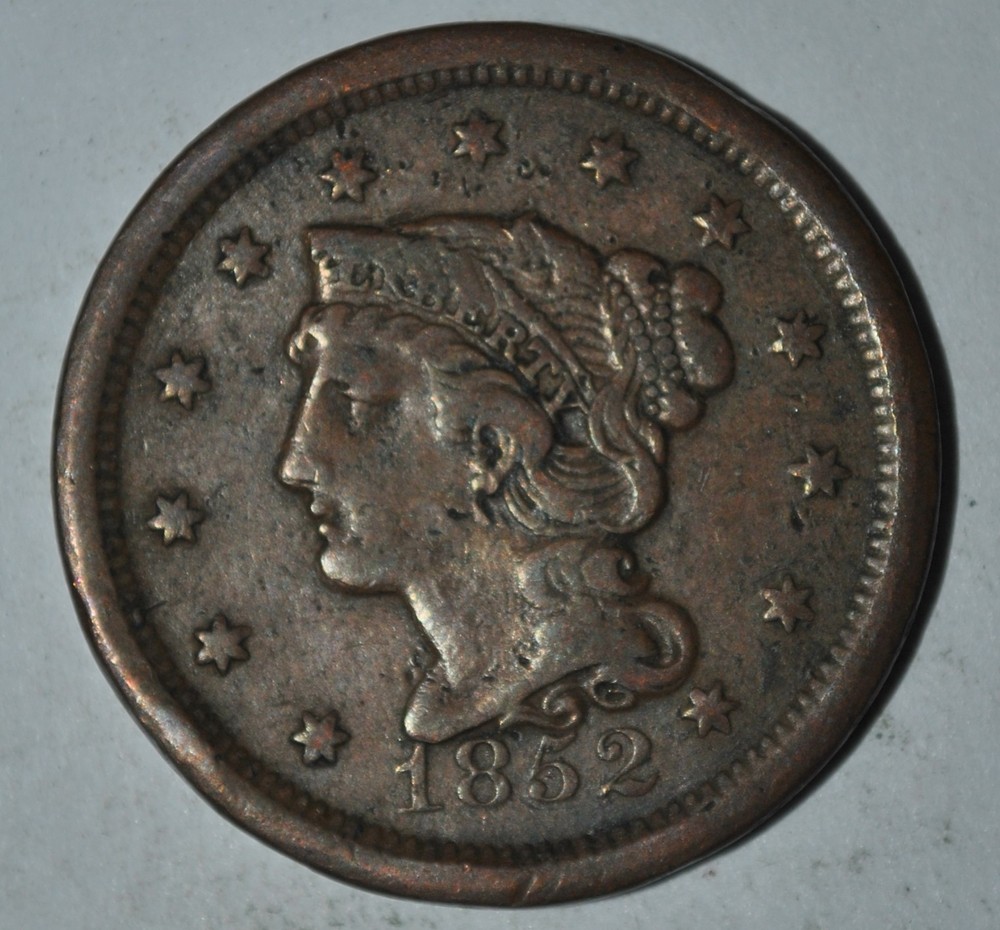 1852 Large Cent {{{6907