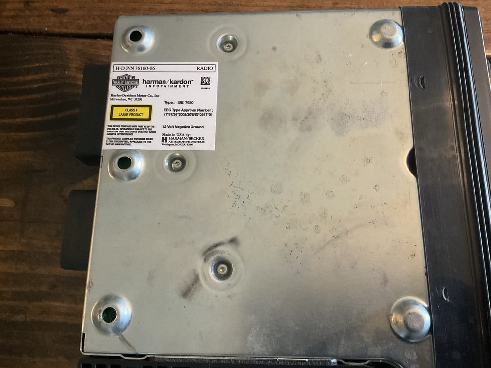 Harley CD Radio Harmon Kardon 2006-2013 Models