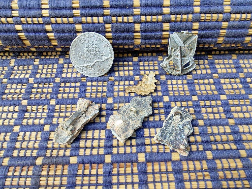 WW2 Original German Badges Front Item Relic.